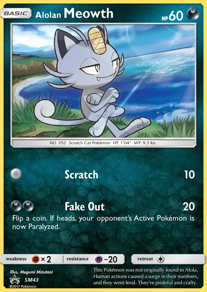 Image of the card Alolan Meowth