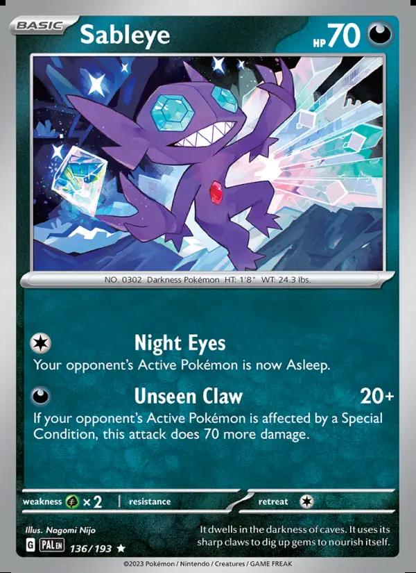 Image of the card Sableye