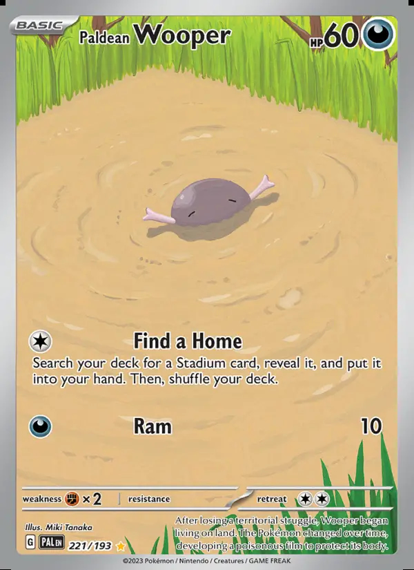 Image of the card Paldean Wooper
