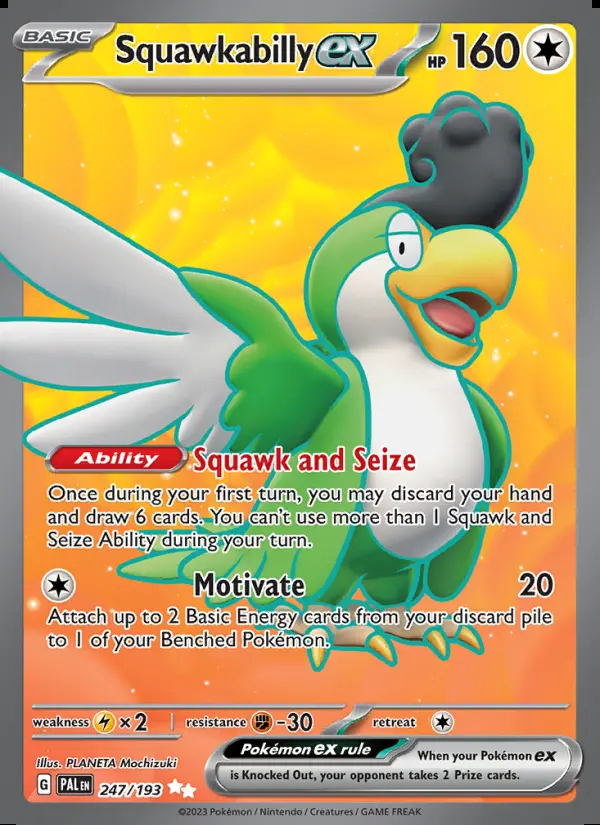 Image of the card Squawkabilly ex
