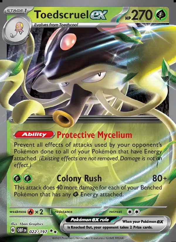 Image of the card Toedscruel ex