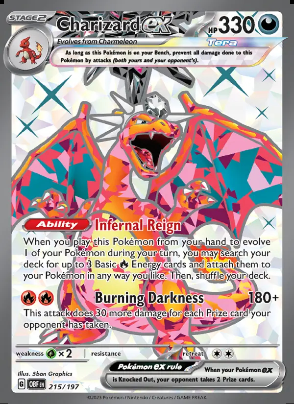 Image of the card Charizard ex