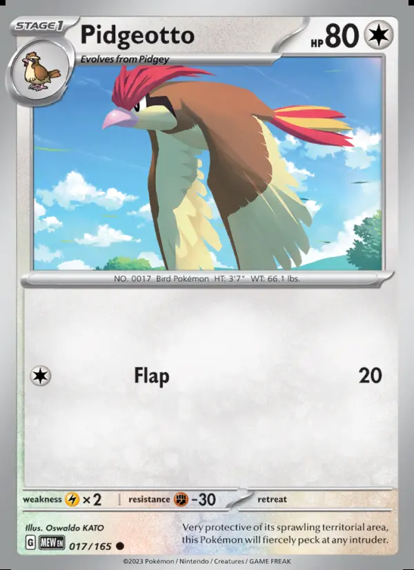 Image of the card Pidgeotto