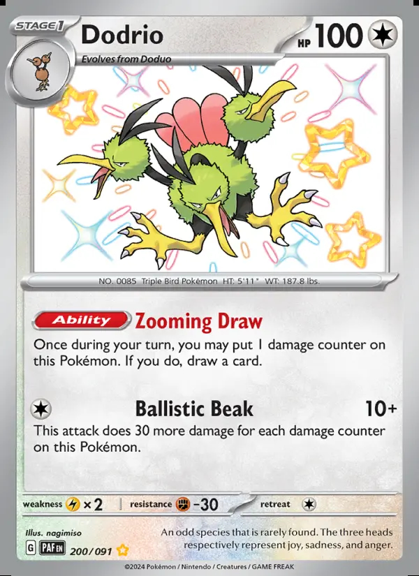 Image of the card Dodrio