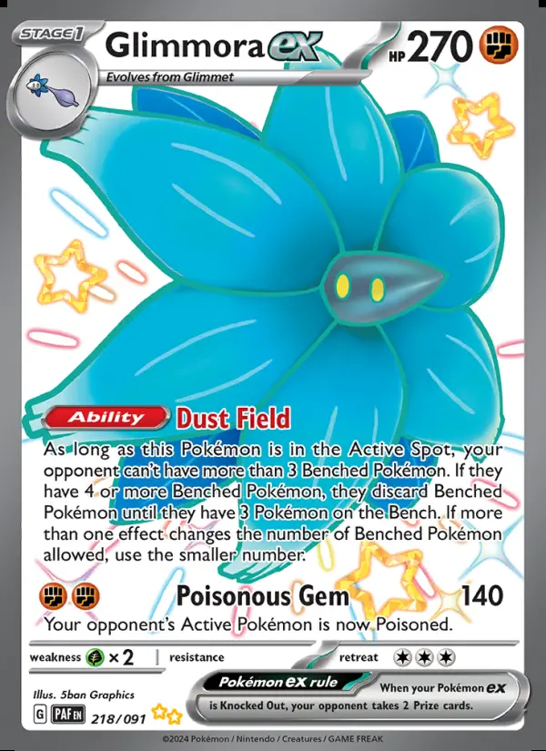 Image of the card Glimmora ex