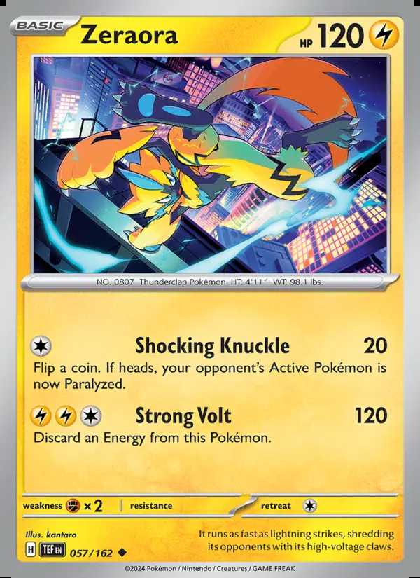 Image of the card Zeraora