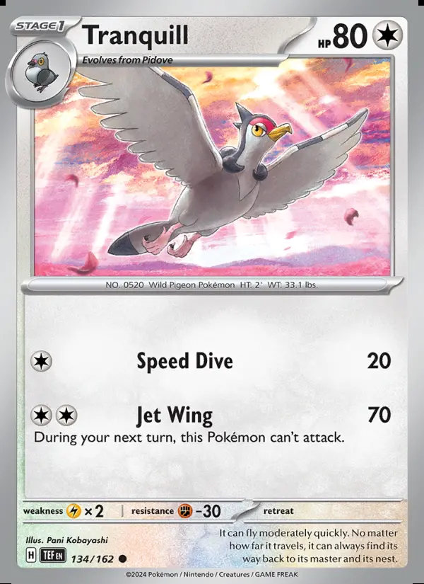Image of the card Tranquill