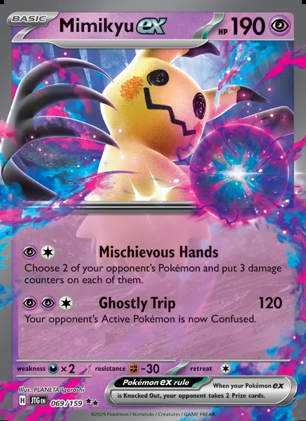 Image of the card Mimikyu ex