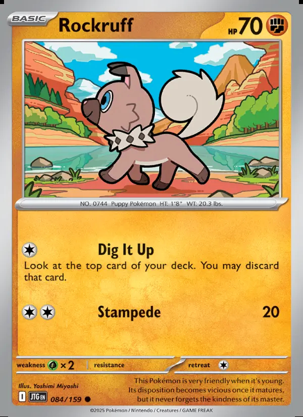 Image of the card Rockruff