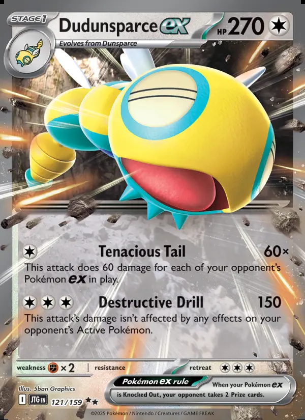 Image of the card Dudunsparce ex