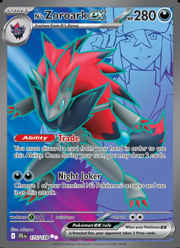 Image of the card N's Zoroark ex
