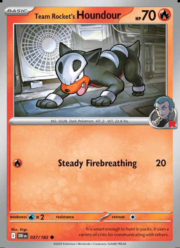 Image of the card Team Rocket's Houndour