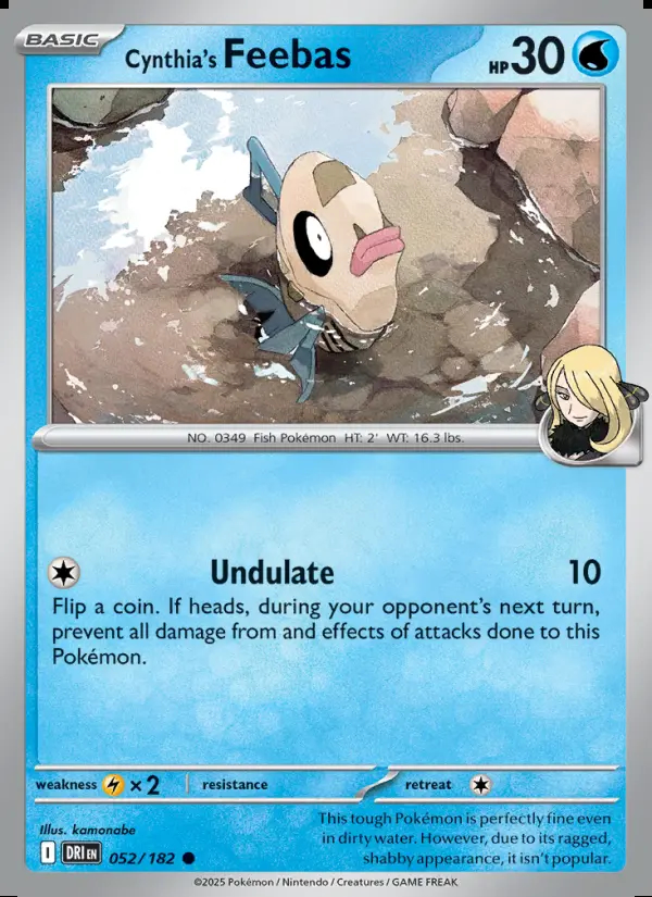 Image of the card Cynthia's Feebas