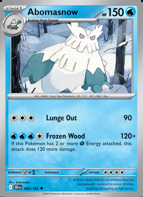 Image of the card Abomasnow