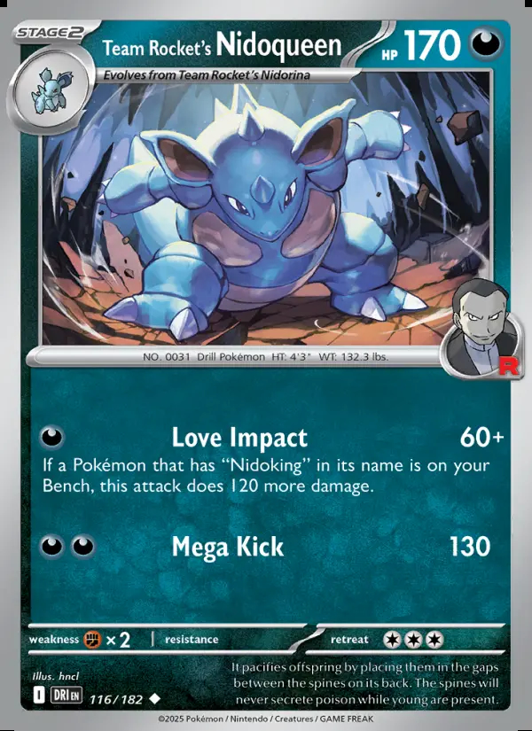 Image of the card Team Rocket's Nidoqueen