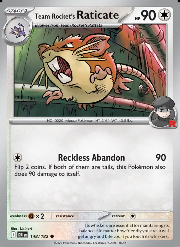 Image of the card Team Rocket's Raticate