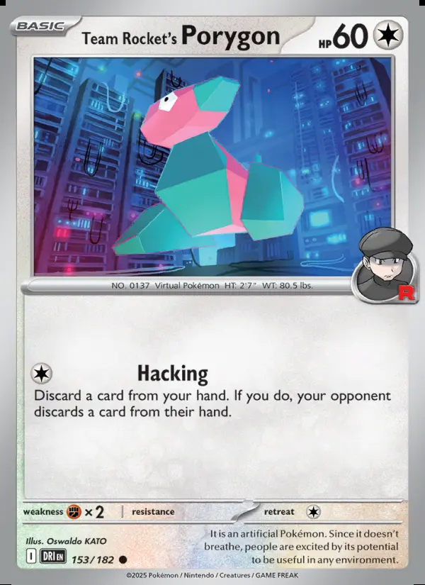 Image of the card Team Rocket's Porygon