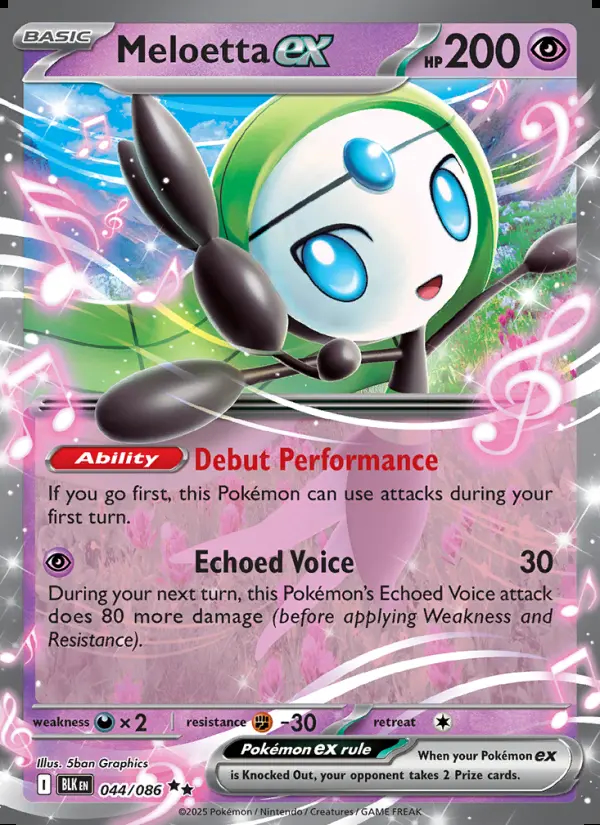 Image of the card Meloetta ex
