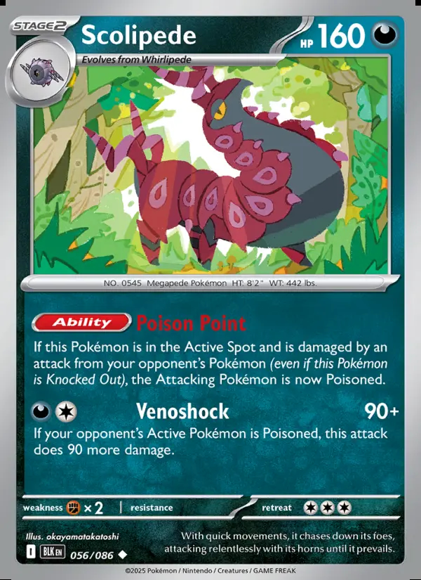 Image of the card Scolipede