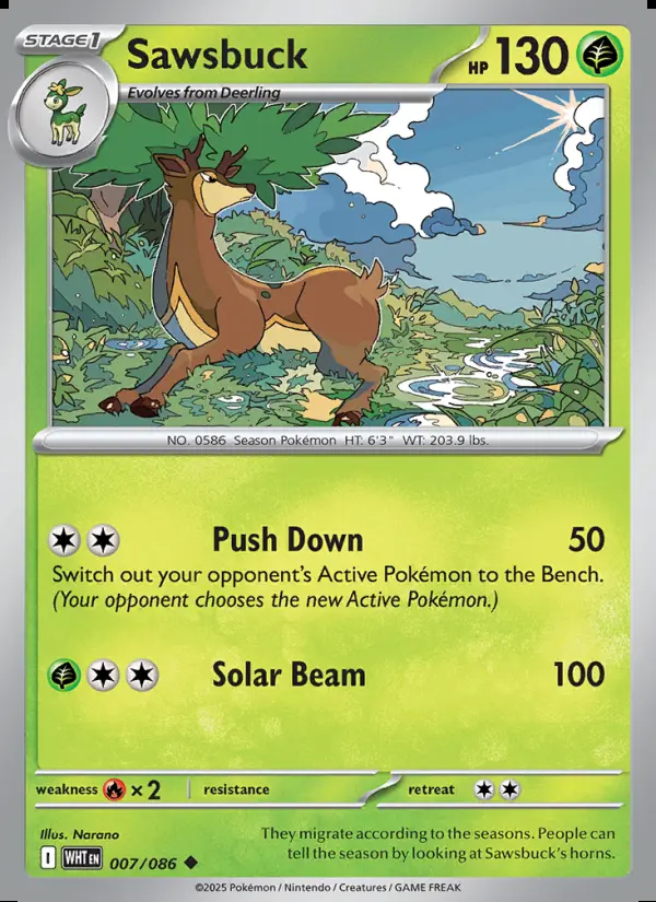 Image of the card Sawsbuck