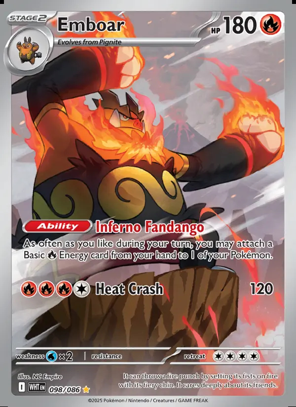 Image of the card Emboar