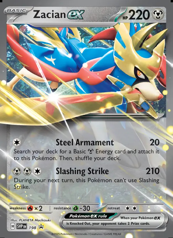 Image of the card Zacian ex