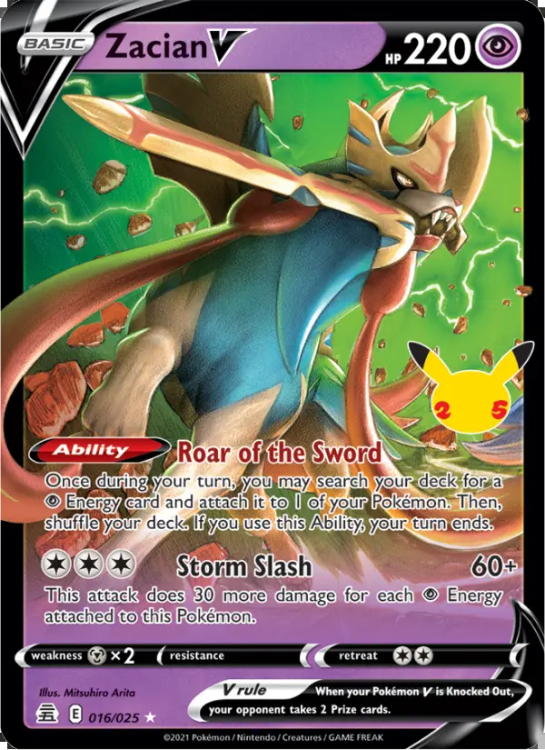 Image of the card Zacian V