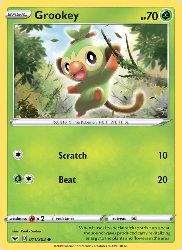 Image of the card Grookey