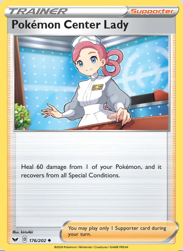 Image of the card Pokémon Center Lady