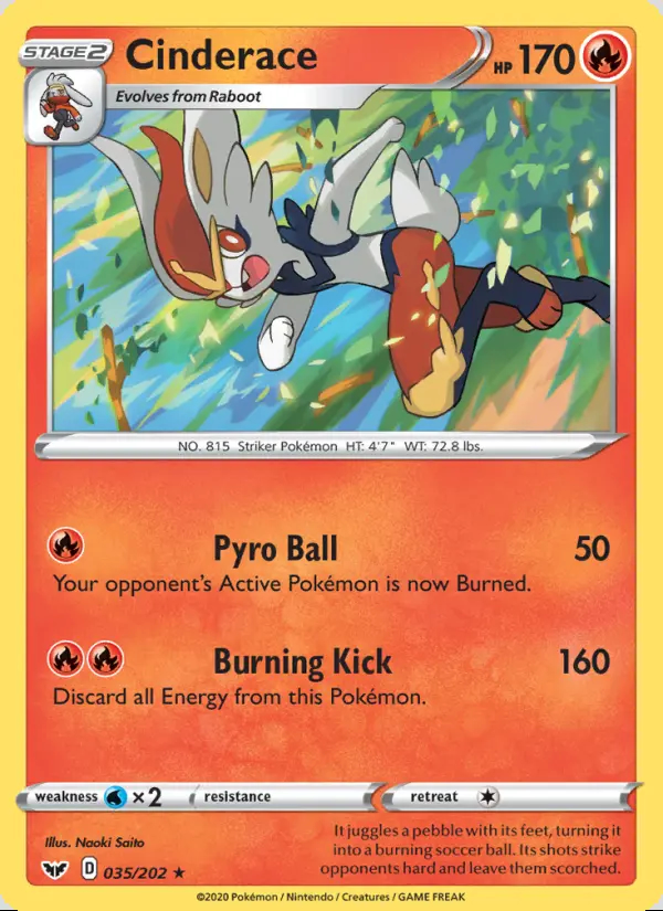 Image of the card Cinderace