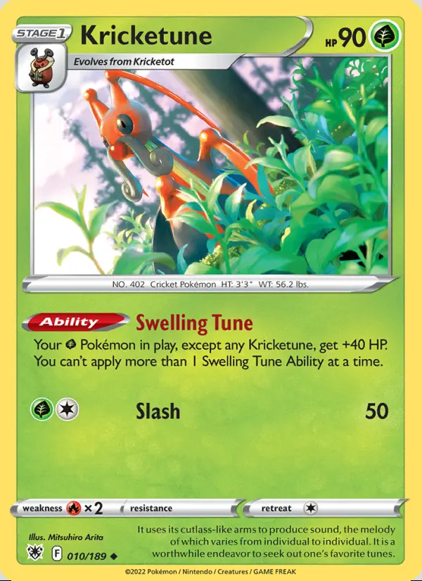 Image of the card Kricketune