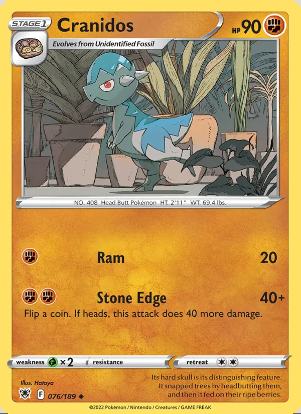 Image of the card Cranidos