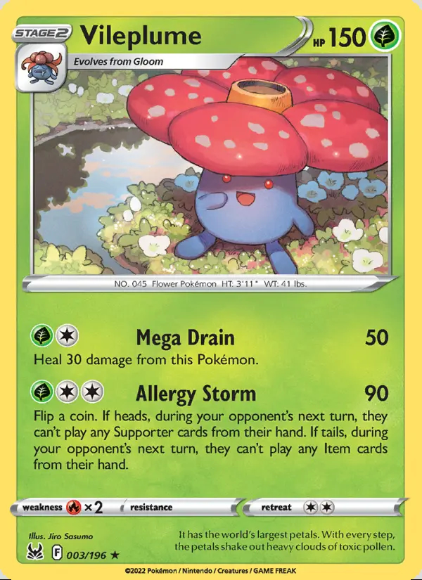 Image of the card Vileplume