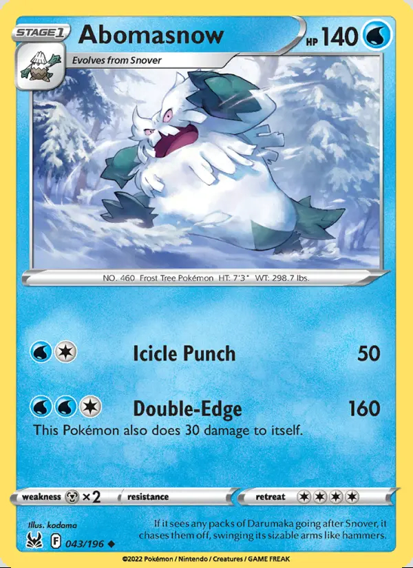Image of the card Abomasnow