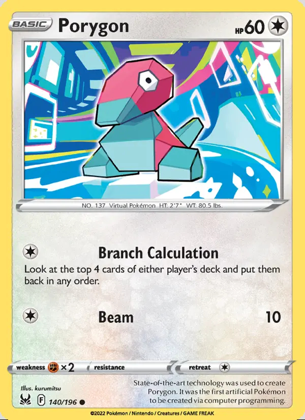Image of the card Porygon