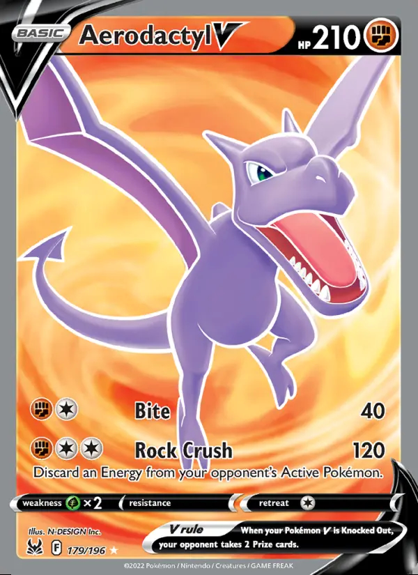Image of the card Aerodactyl V