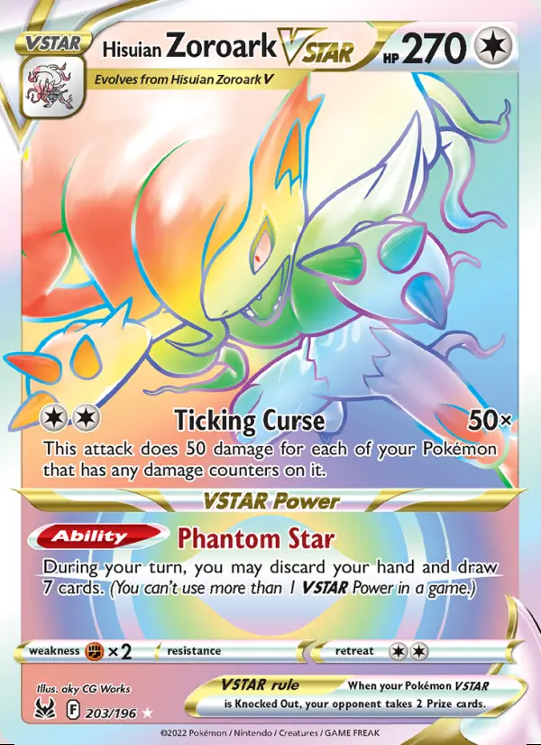 Image of the card Hisuian Zoroark VSTAR