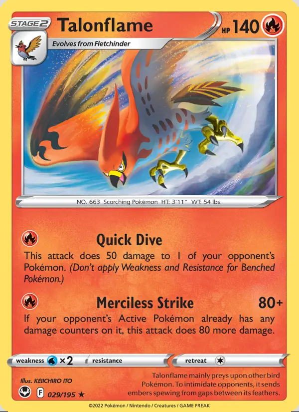 Image of the card Talonflame