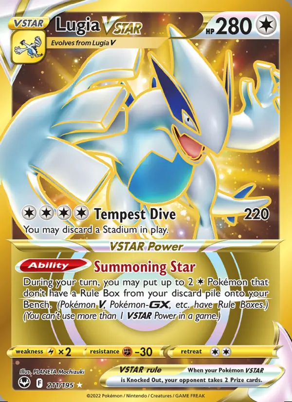 Image of the card Lugia VSTAR