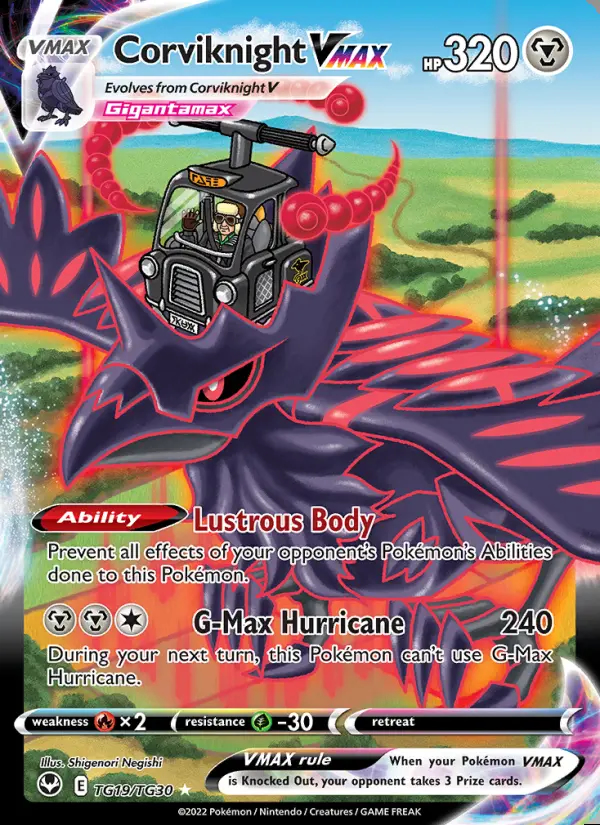 Image of the card Corviknight VMAX