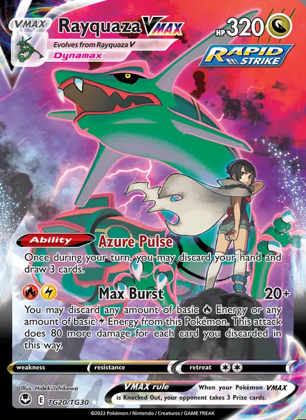 Image of the card Rayquaza VMAX