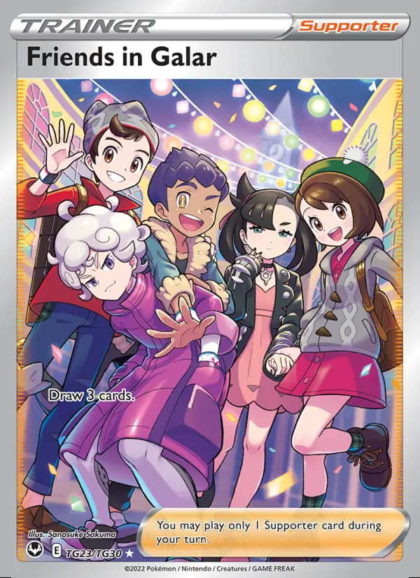 Image of the card Friends in Galar