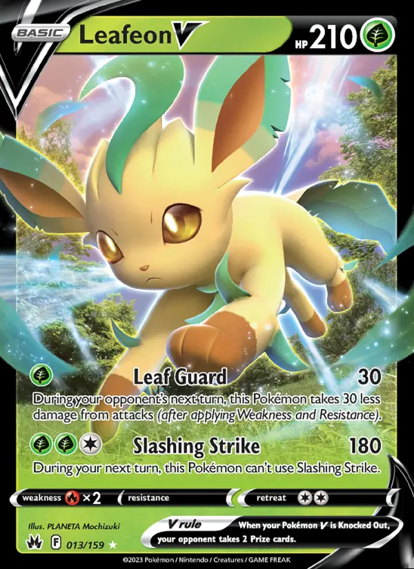 Image of the card Leafeon V