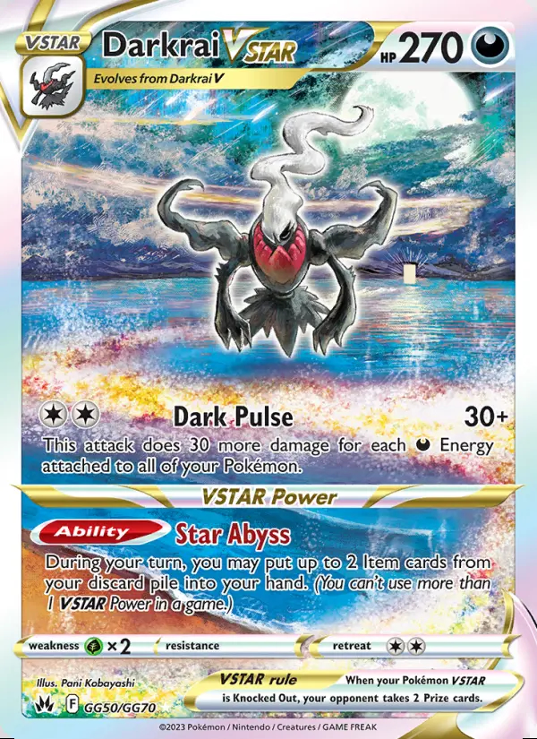 Image of the card Darkrai VSTAR