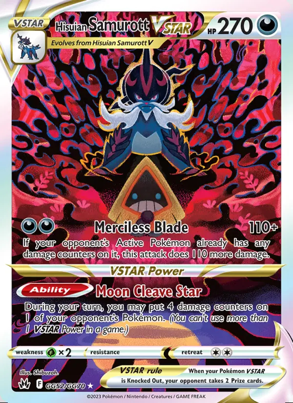 Image of the card Hisuian Samurott VSTAR
