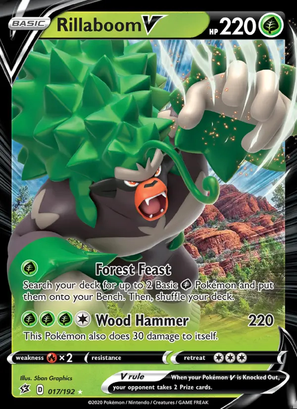 Image of the card Rillaboom V