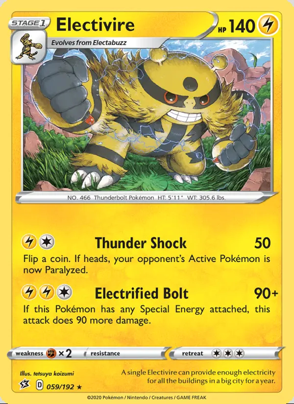 Image of the card Electivire