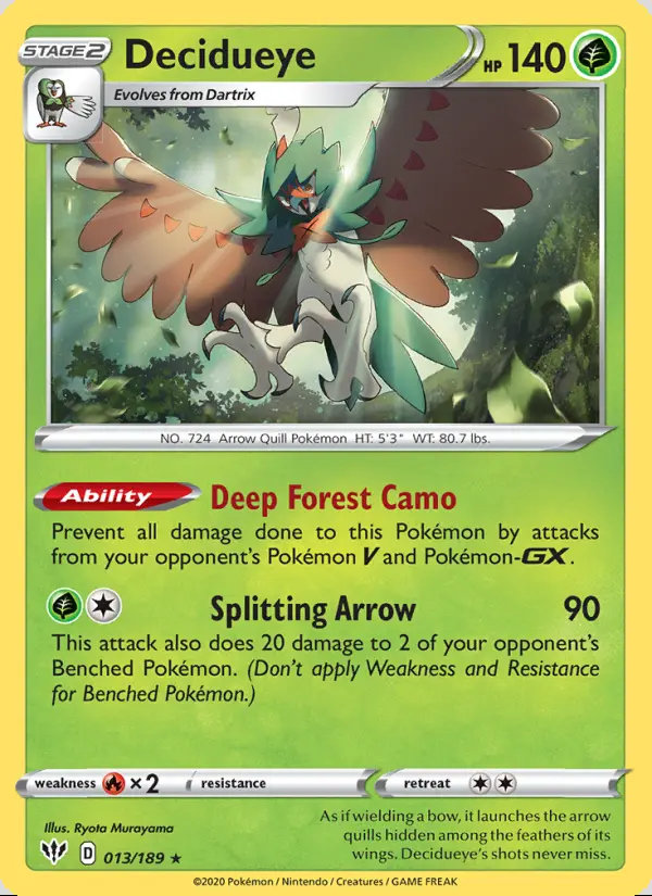Image of the card Decidueye