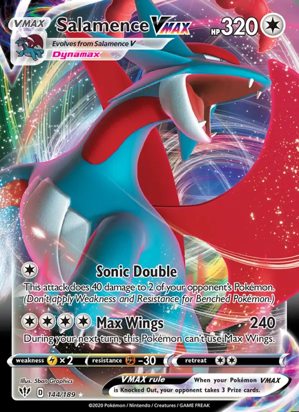 Image of the card Salamence VMAX