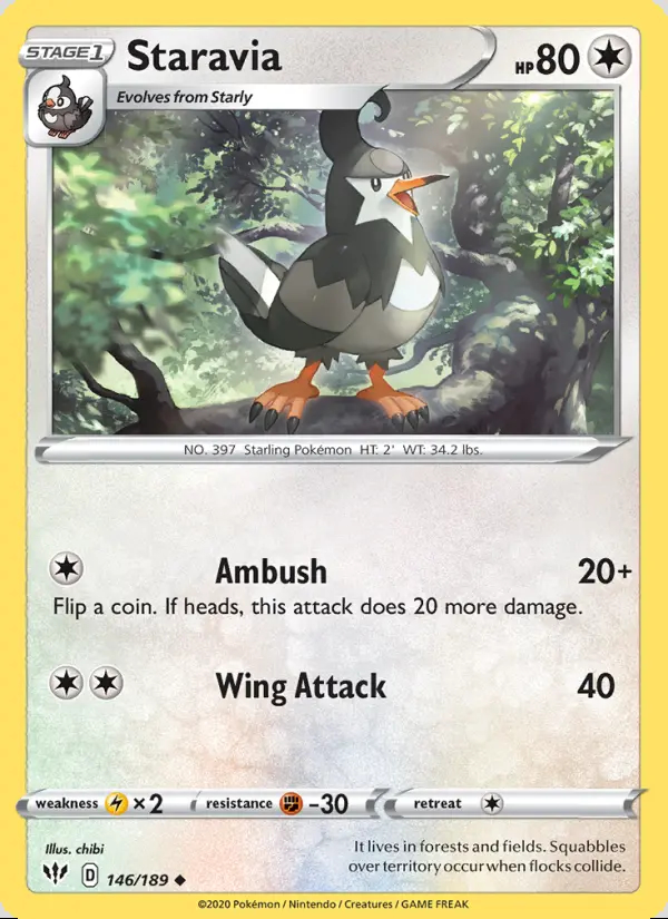 Image of the card Staravia